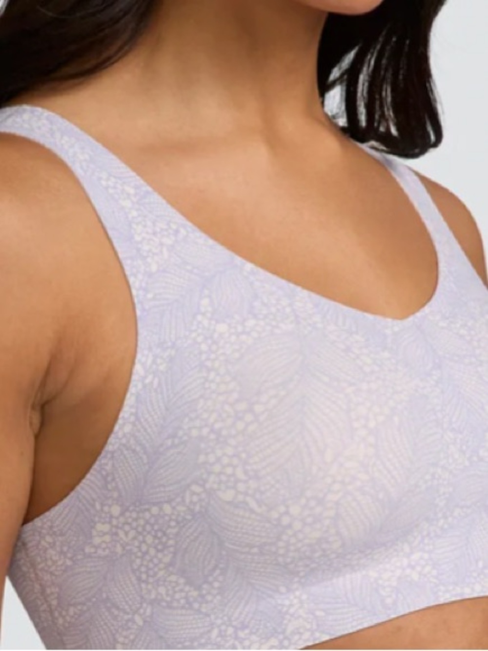 Evelyn and Bobbie Defy Bra- lavender print - Picture 2 of 3